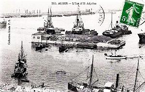 ALGER - PORT - ILOT EL-ADJEFNA - 1914